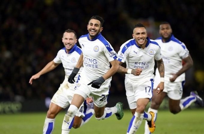 Leicester City vân đang thẳng tiến đến chức vô địch. (Nguồn: Getty Images)